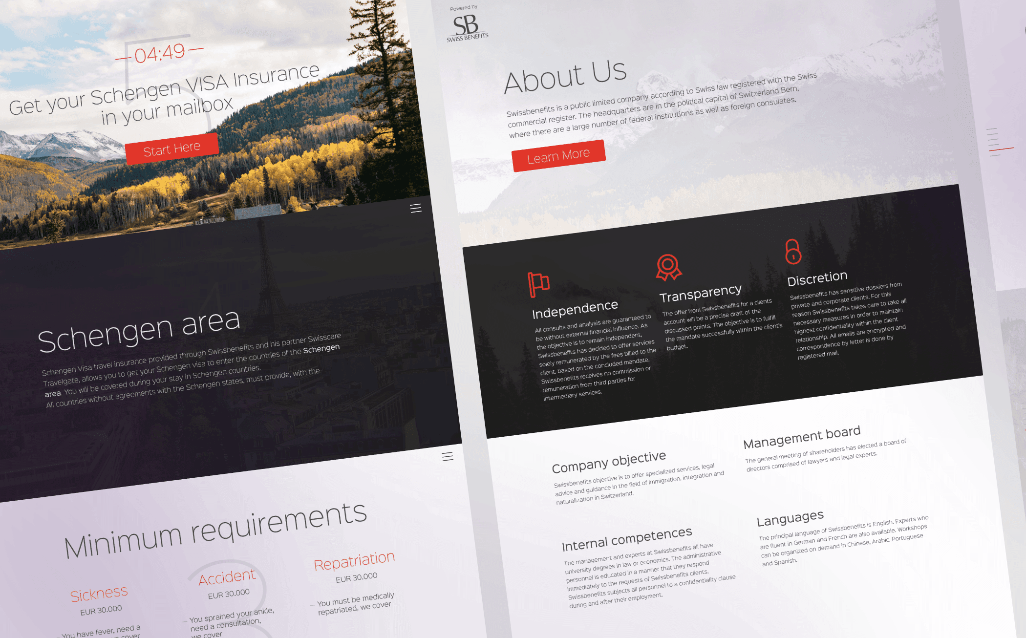 Multilingual Travel Insurance Website Rebuild